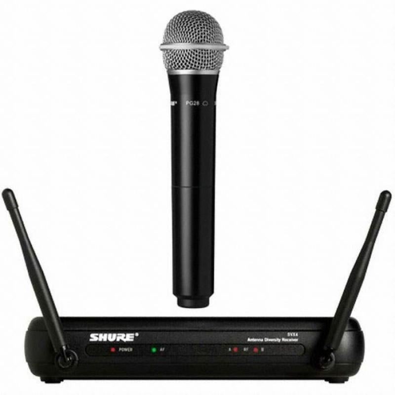 Microphone Wireless SVX24/PG58 Shure Microphone Wireless Audio Pro