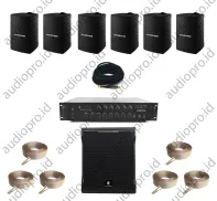 Paket Sound System Cafe Satelite Soundtron F