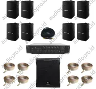 Paket Sound System Cafe Satelite Soundtron H